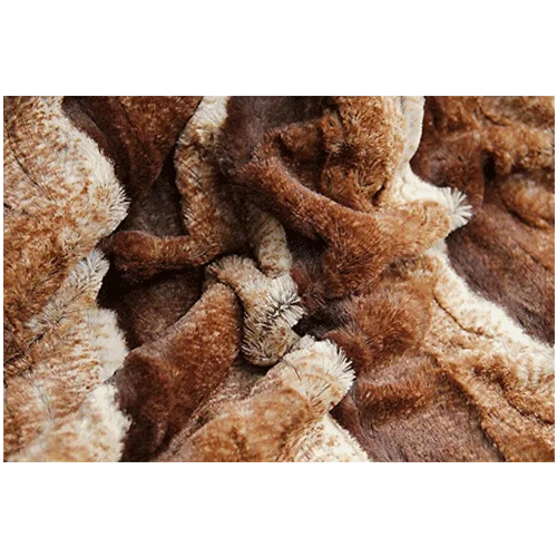 Tache Elegant Faux Fur Throw Blanket