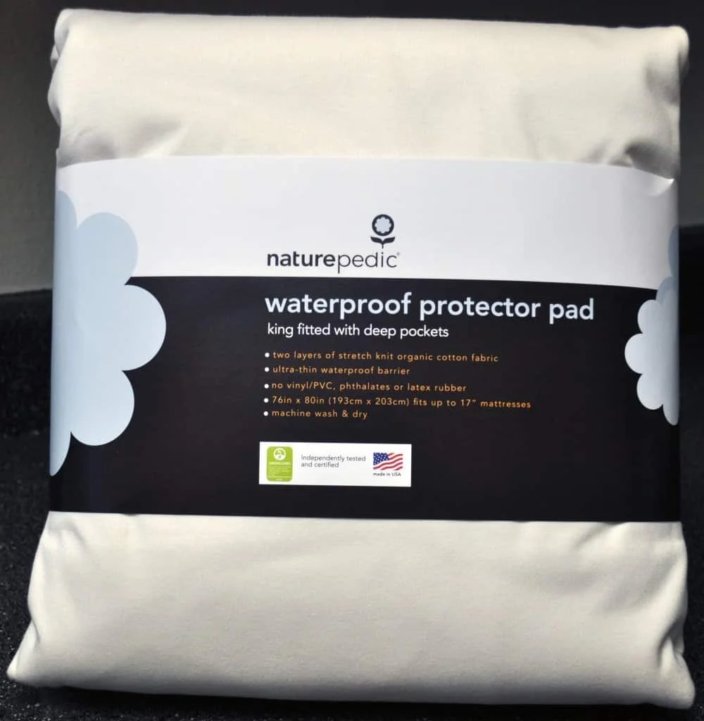 Naturepedic organic waterproof mattress protector