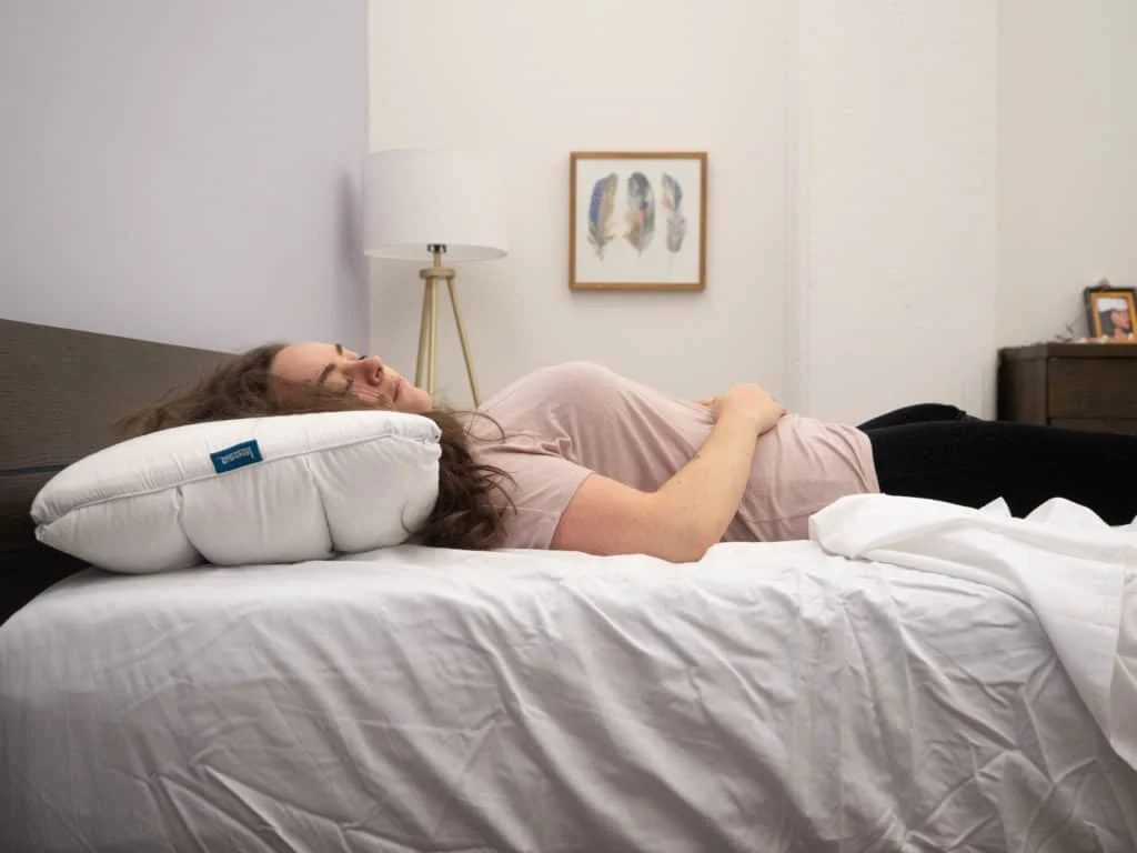 Leesa Hybrid Sarah Back 2