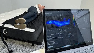 Generating pressure maps of the Plank Firm Mattress