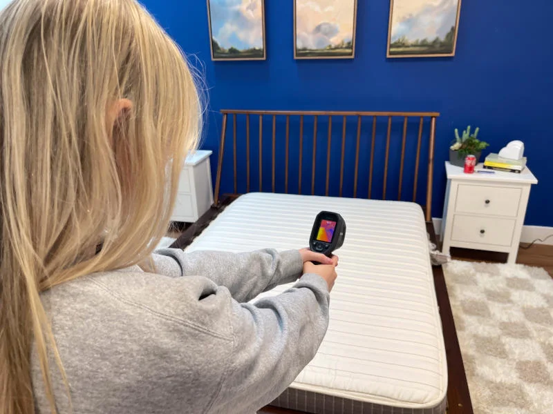 Generating thermal Images of the Brentwood Homes Juniper Mattress