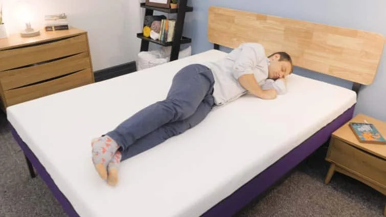Side sleeping on the Polysleep mattress