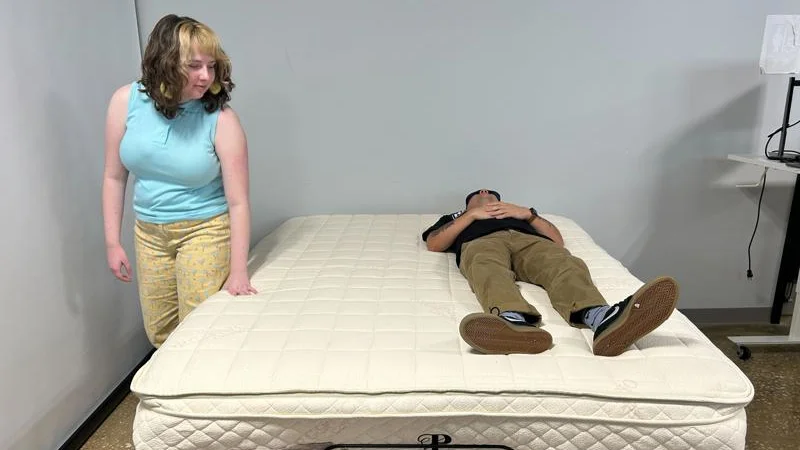 Partner test on the PlushBeds Botanical Bliss Mattress