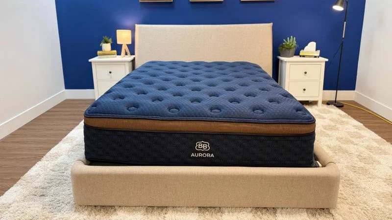 Front view of the Brooklyn Bedding Aurora Luxe