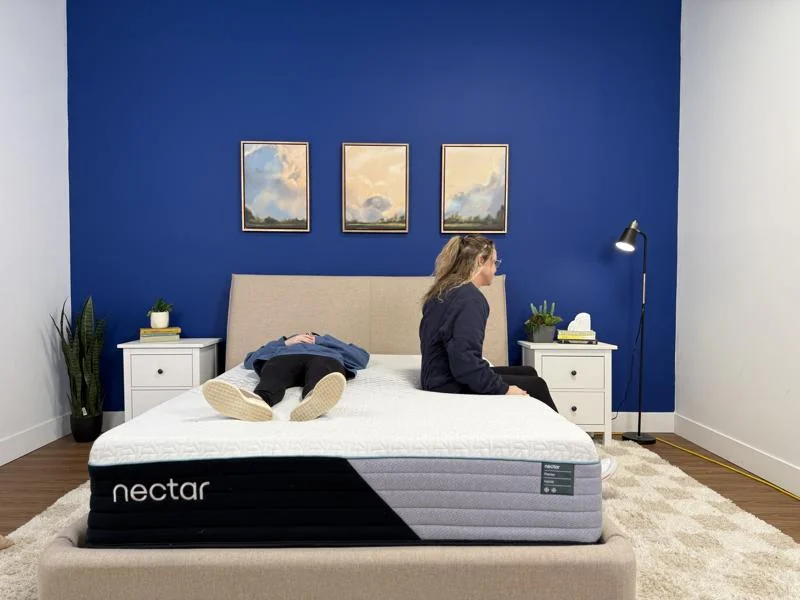 Partner test on the Nectar Premier Hybrid Mattress