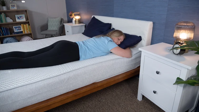 Stomach sleeping on the Thuma mattress