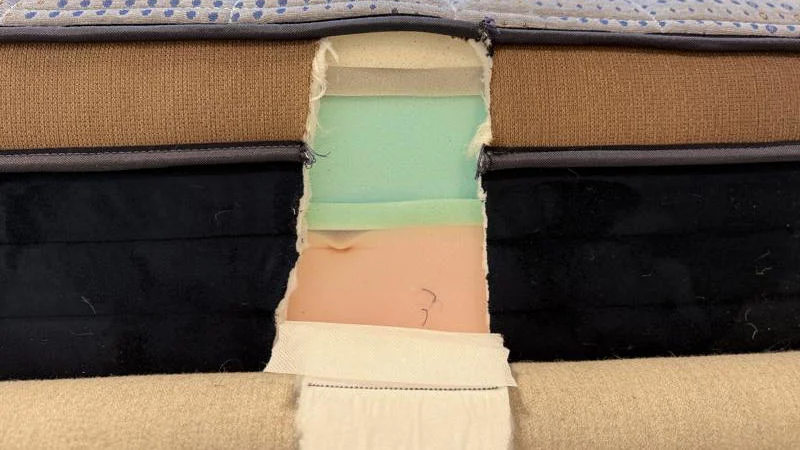 Construction of the Brooklyn Bedding CopperFlex Mattress
