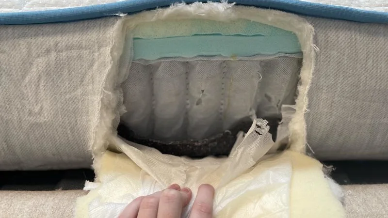 Construction of the Bear Cub Kids Mattress