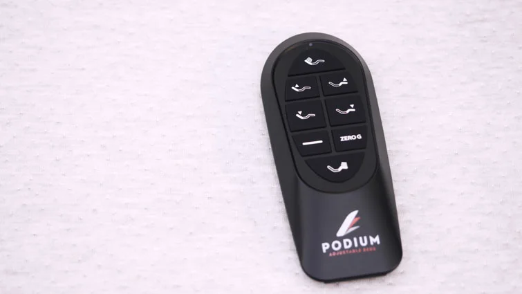 Podium Adjustable Base remote