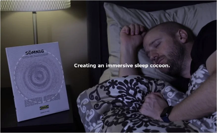 IKEA Unveils โSleepiest Print Ad Everโ Scented With Lavender