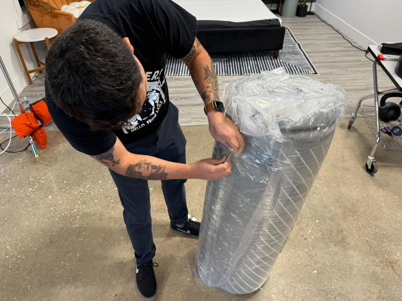 Unboxing the Lucid Memory Foam Mattress