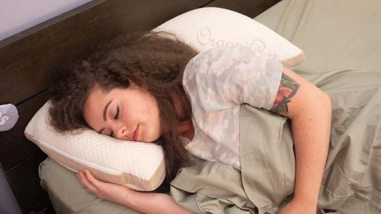 Eli & Elm side sleeping