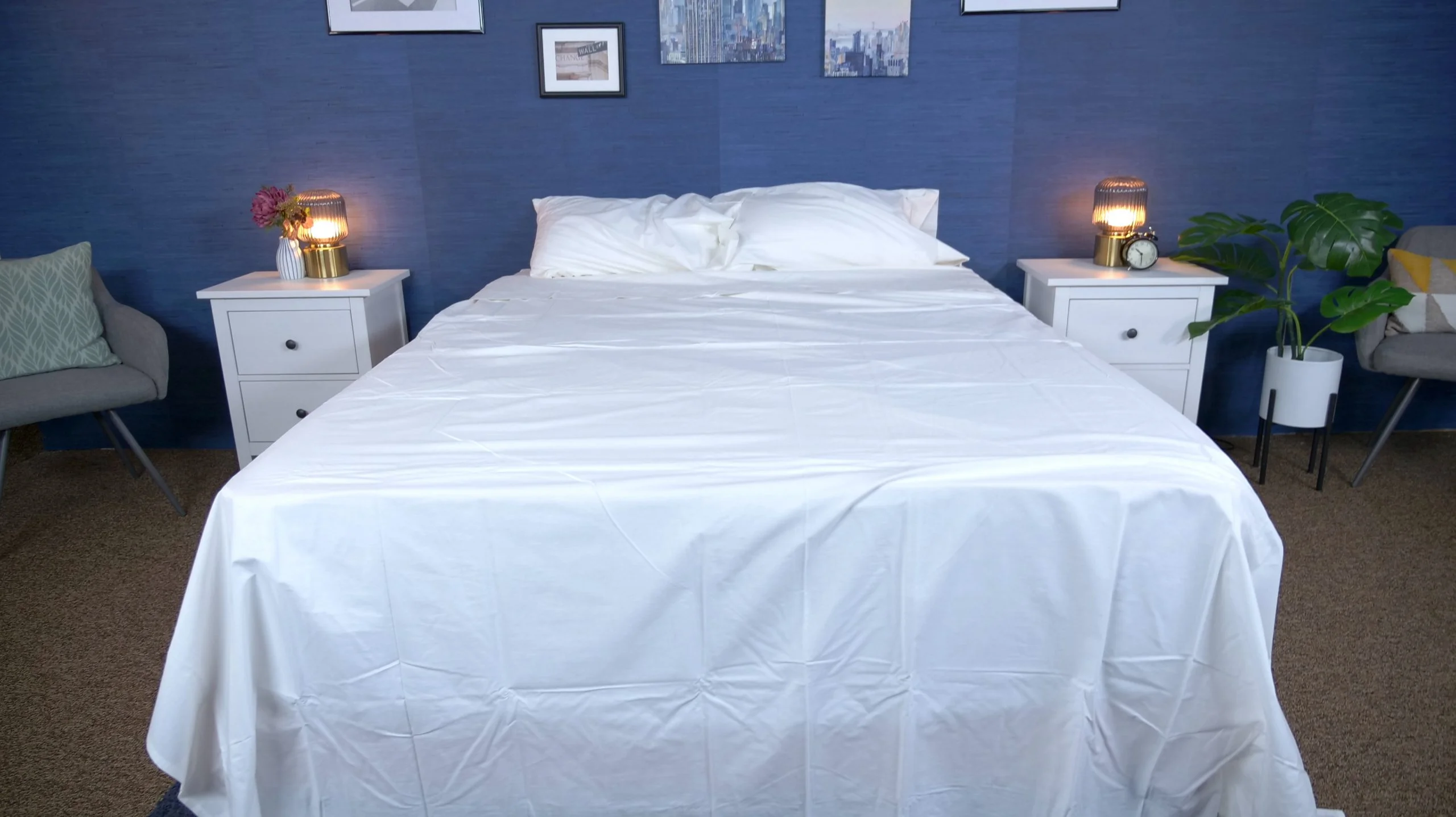Saatva Percale Sheet Set