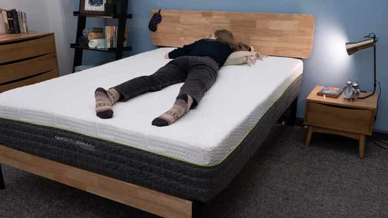 Stomach sleeping on the 3D matrix