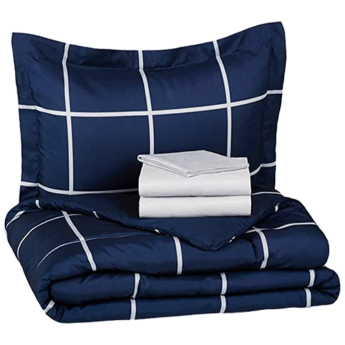 Amazon Basics 5-Piece Bed-In-A-Bag Comforter