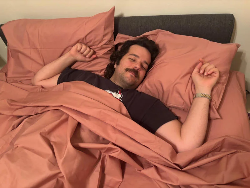 Silk & Snow Percale Bed Sheets