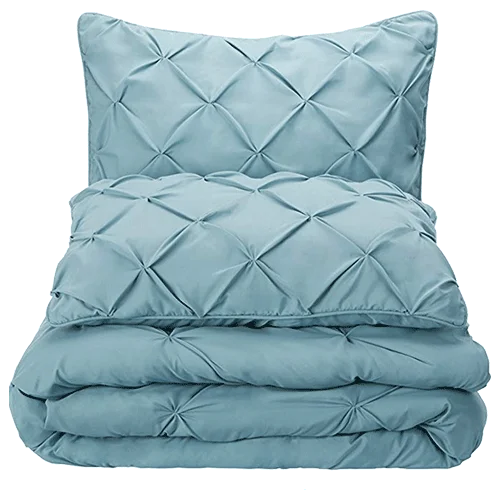 AmazonBasics Pinch Pleat Comforter Bedding Set