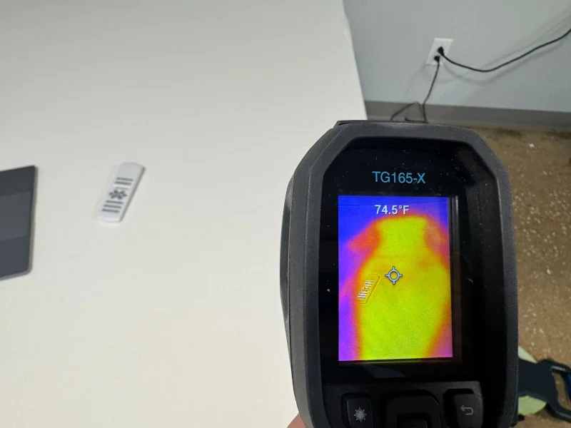 Thermal imaging of the PolySleep Sierra Mattress