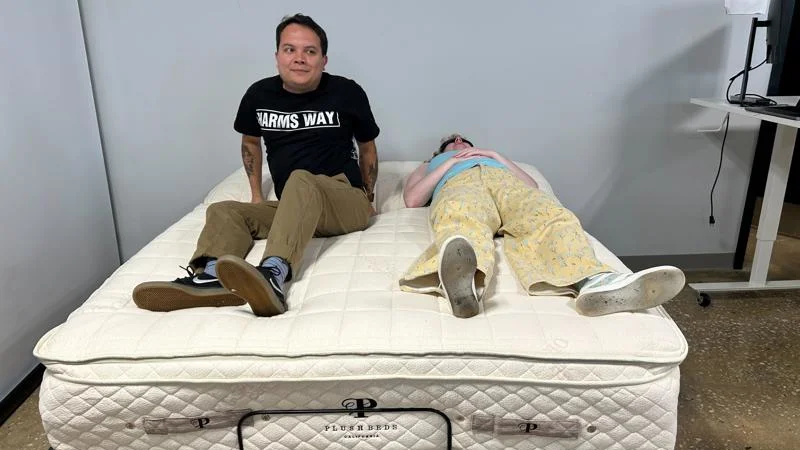 Partner test on the PlushBeds Botanical Bliss Mattress