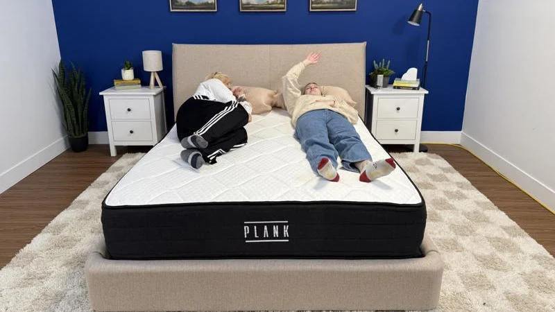 Partner test on the Brooklyn Bedding Plank Firm Luxe Mattress