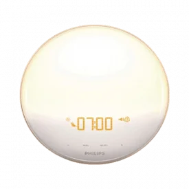 Philips Wake-Up Light Alarm Clock with Colored Sunrise Simulation & Sunset Fading Night Light Philips Wake-Up Light Alarm Clock with Colored Sunrise Simulation & Sunset Fading Night Light