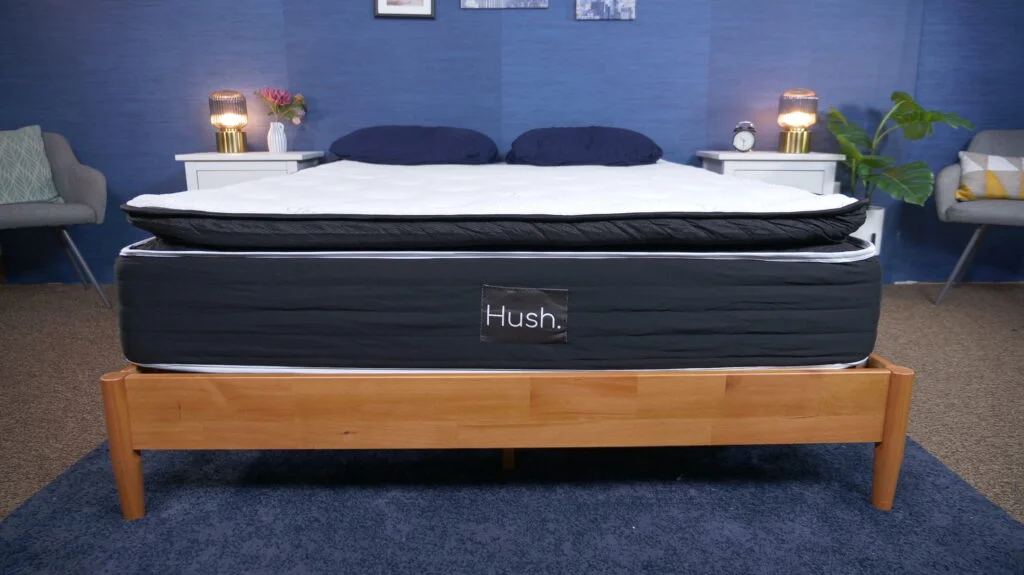 The Hush Arctic Luxe in the Sleepopolis studio.