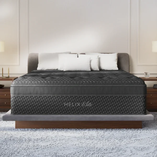 Front view of the Helix Midnight Elite Mattress