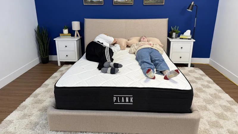 Partner test on the Brooklyn Bedding Plank Firm Luxe Mattress