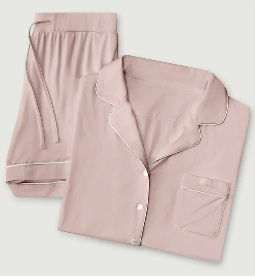 Cozy Earth Short Sleeve Pajama Set