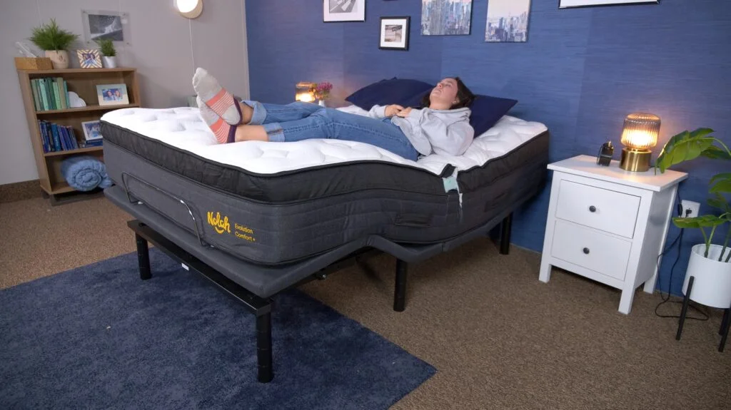 nolah smart adjustable base sleeping