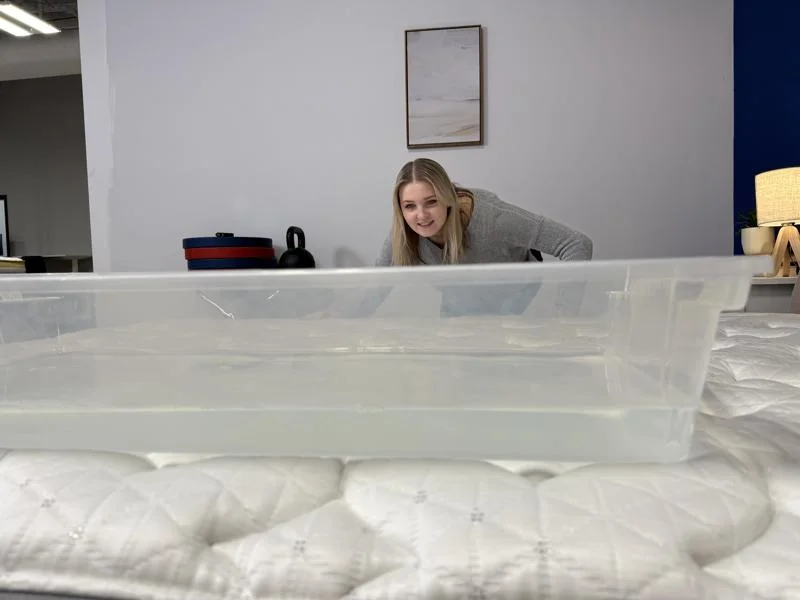 Ripple test on the Helix Sunset Mattress