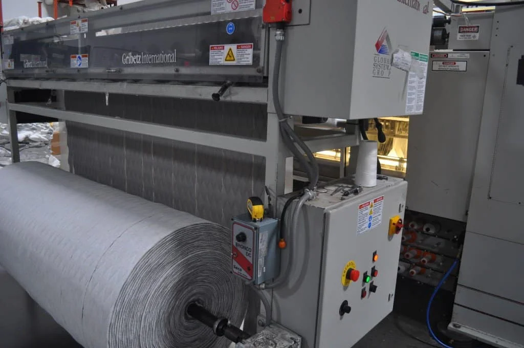 mattress side panel cover machine