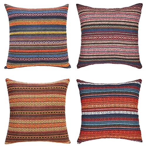 Merrycolor Bohemian Throw Pillow Cover