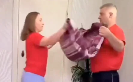 One Couple Shows Off a Super-Speedy Hack for Getting a Duvet Cover On Quickly