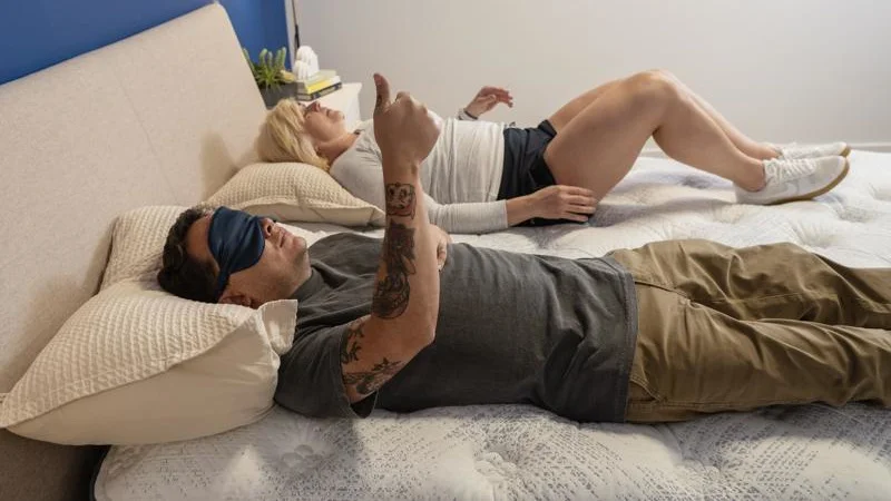 Partner test on the Serta Perfect Sleeper Cascade Range Mattress