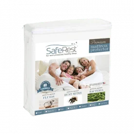 SafeRest Premium Hypoallergenic Waterproof Mattress Protector