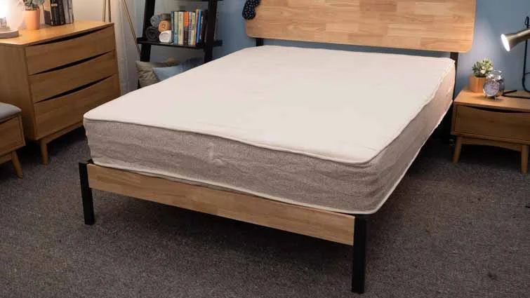 The Birch mattress in the Sleepopolis studio.