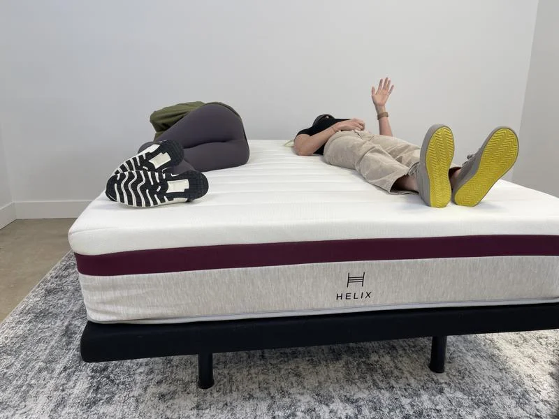 Partner test on the Helix Dusk Mattress