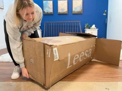 Leesa Natural Unboxing3
