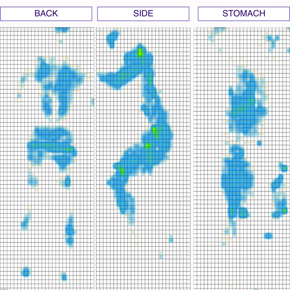 Serta iComfort Blue Pressure Map
