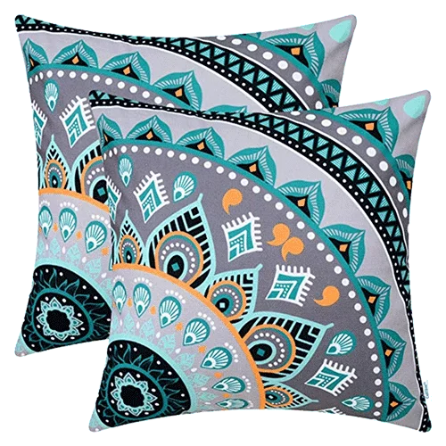 CaliTime Canvas Throw Pillow Covers