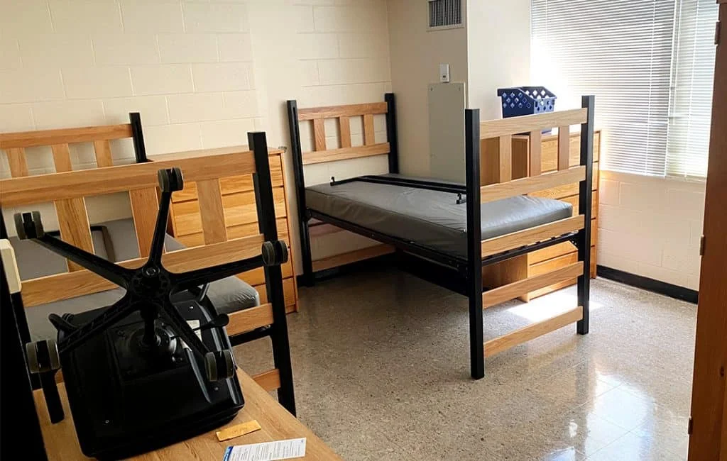college sleep room
