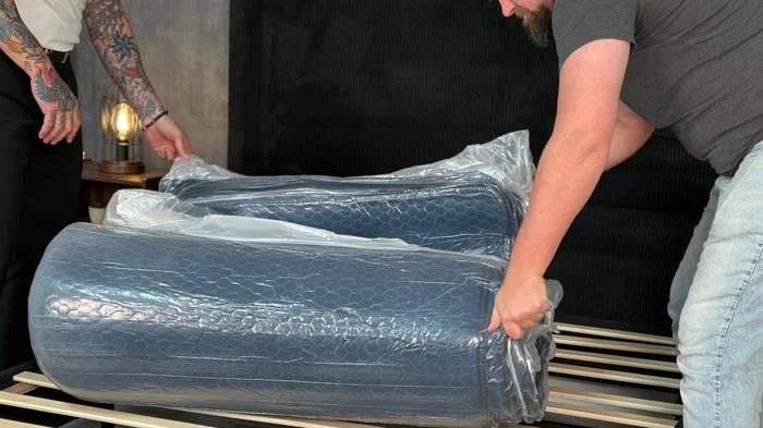Unboxing the Brooklyn Bedding Signature Hybrid Mattress