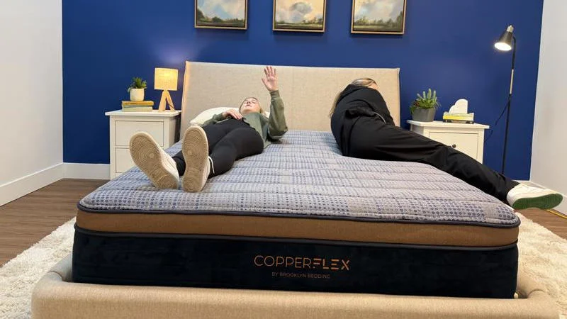 Partner test on the Brooklyn Bedding CopperFlex Mattress