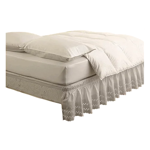 EasyFit Wrap-Around Eyelet Ruffled Bed Skirt