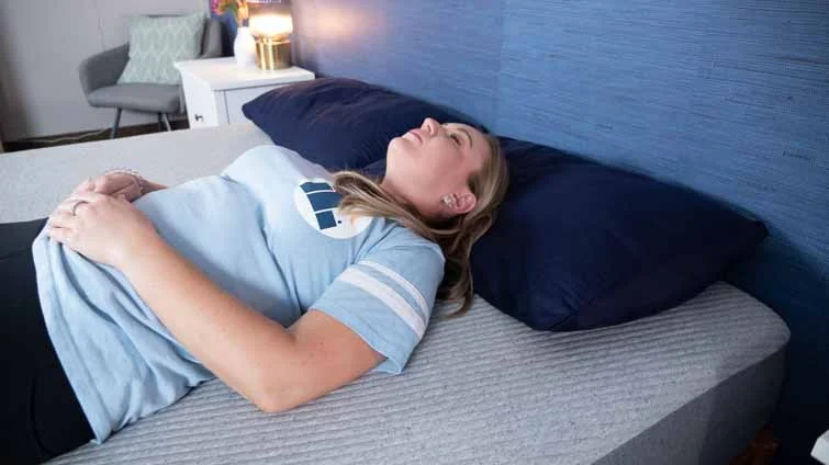 Back sleeping on the Casper.