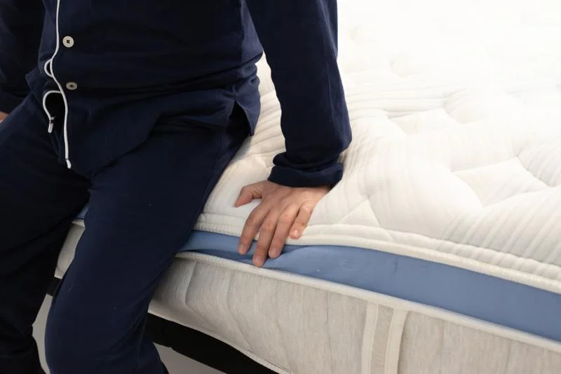 A close look at a Bear Star Hybrid Mattress