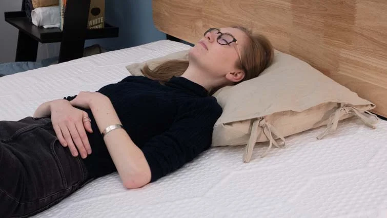 Back sleeping on the 3D matrix