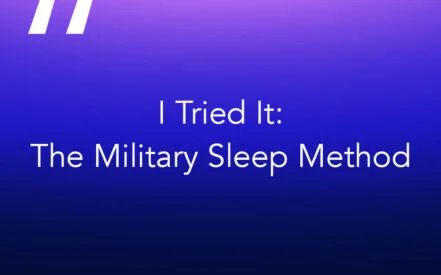 I Tried The Military Sleep Method: Hereโs How It Went