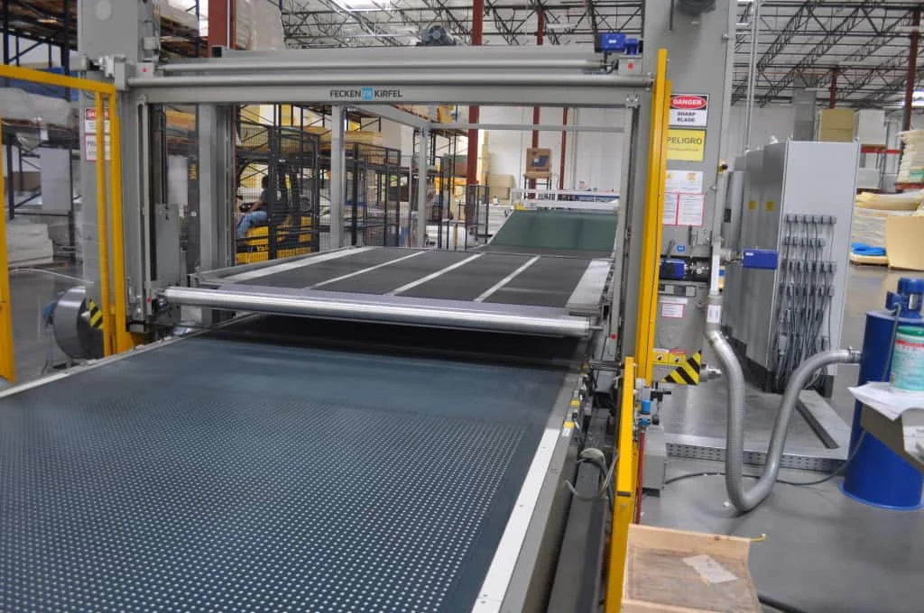 foam block slicing machine